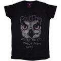 Pink Floyd Owl - WDYWFM? Black S De mujer Camiseta de manga corta