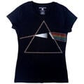 Pink Floyd Dark Side of the Moon Embellished Black S Femme T-shirt