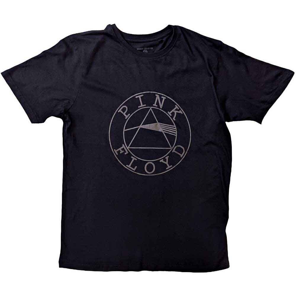 T-Shirt Pink Floyd Circle Logo Hi-Build Black M T-Shirt