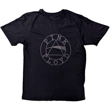 T-Shirt Pink Floyd Circle Logo Hi-Build Black M T-Shirt - 1