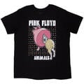 Pink Floyd Animals Cartoons (Back Print) Black XL T-särk