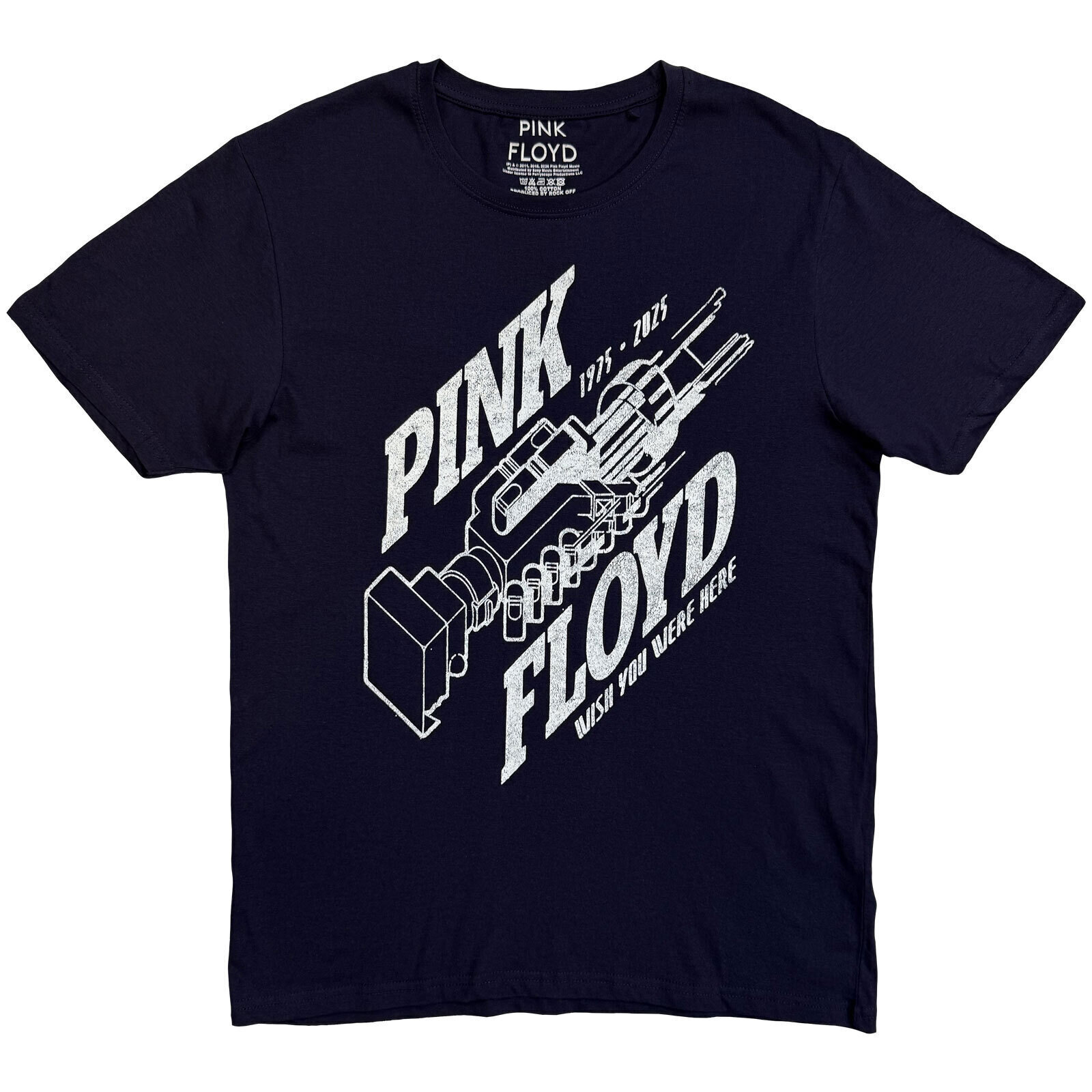 T-särk Pink Floyd Robot Hands Navy Blue M T-särk