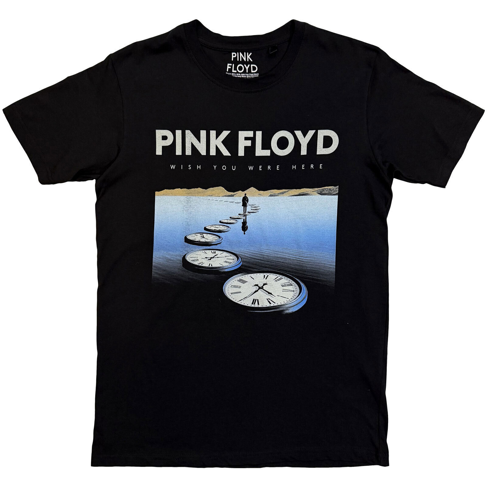 Tričko Pink Floyd Clocks Black 2XL Tričko