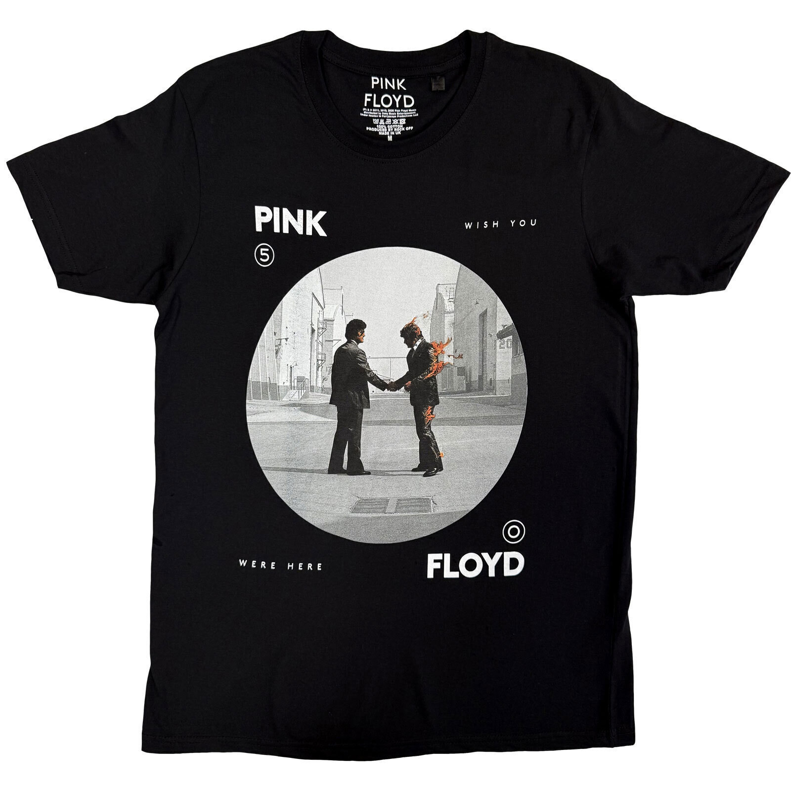 Tricou Pink Floyd Man on Fire Black M Tricou