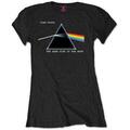 Pink Floyd Dark Side of the Moon Courier Black S Ladies T-Shirt