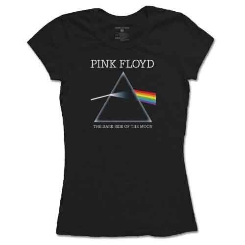 Camiseta de manga corta Pink Floyd Dark Side of the Moon Refract Black M De mujer Camiseta de manga corta