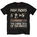Pink Floyd Vintage Stripes Black M Camiseta de manga corta