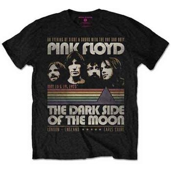 T-Shirt Pink Floyd Vintage Stripes Black 2XL T-Shirt - 1