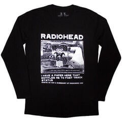 Skjorte Radiohead Ice Caps Black XL Skjorte