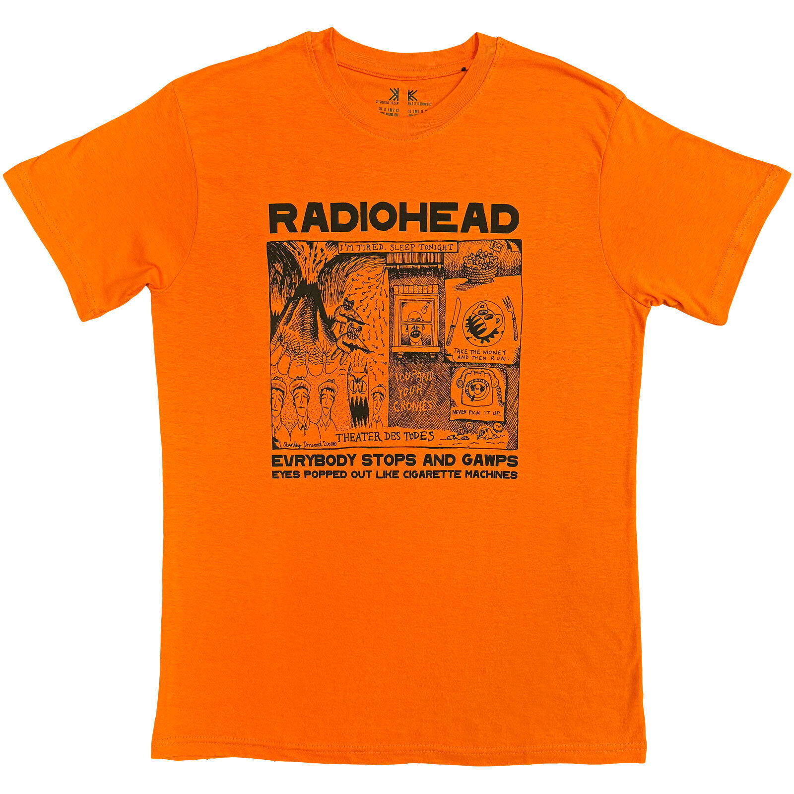 T-shirt Radiohead Gawps Orange XL T-shirt