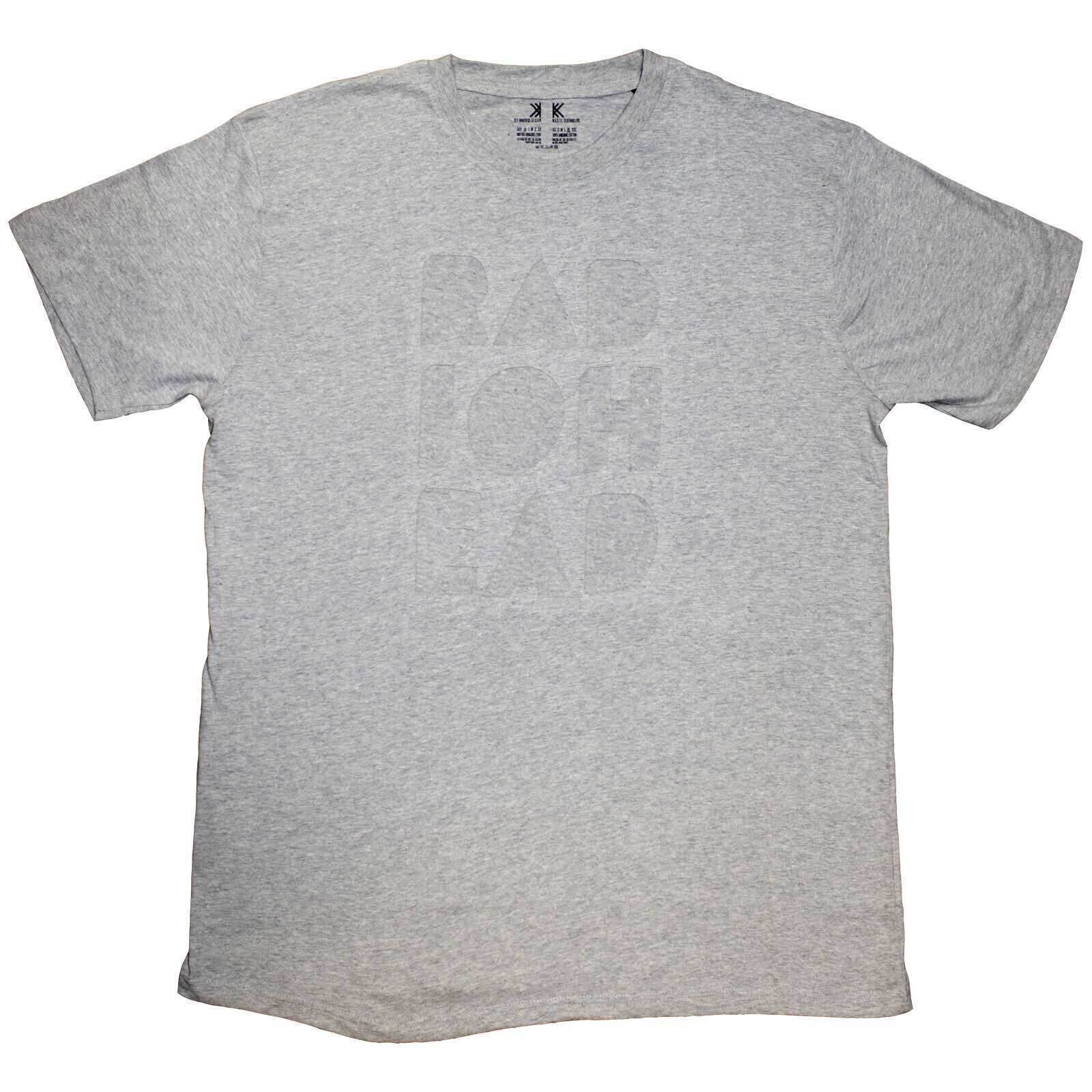 T-shirt Radiohead Note Pad Cut-Out Grey L T-shirt