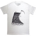 Radiohead Grim Reaper White L T-Shirt