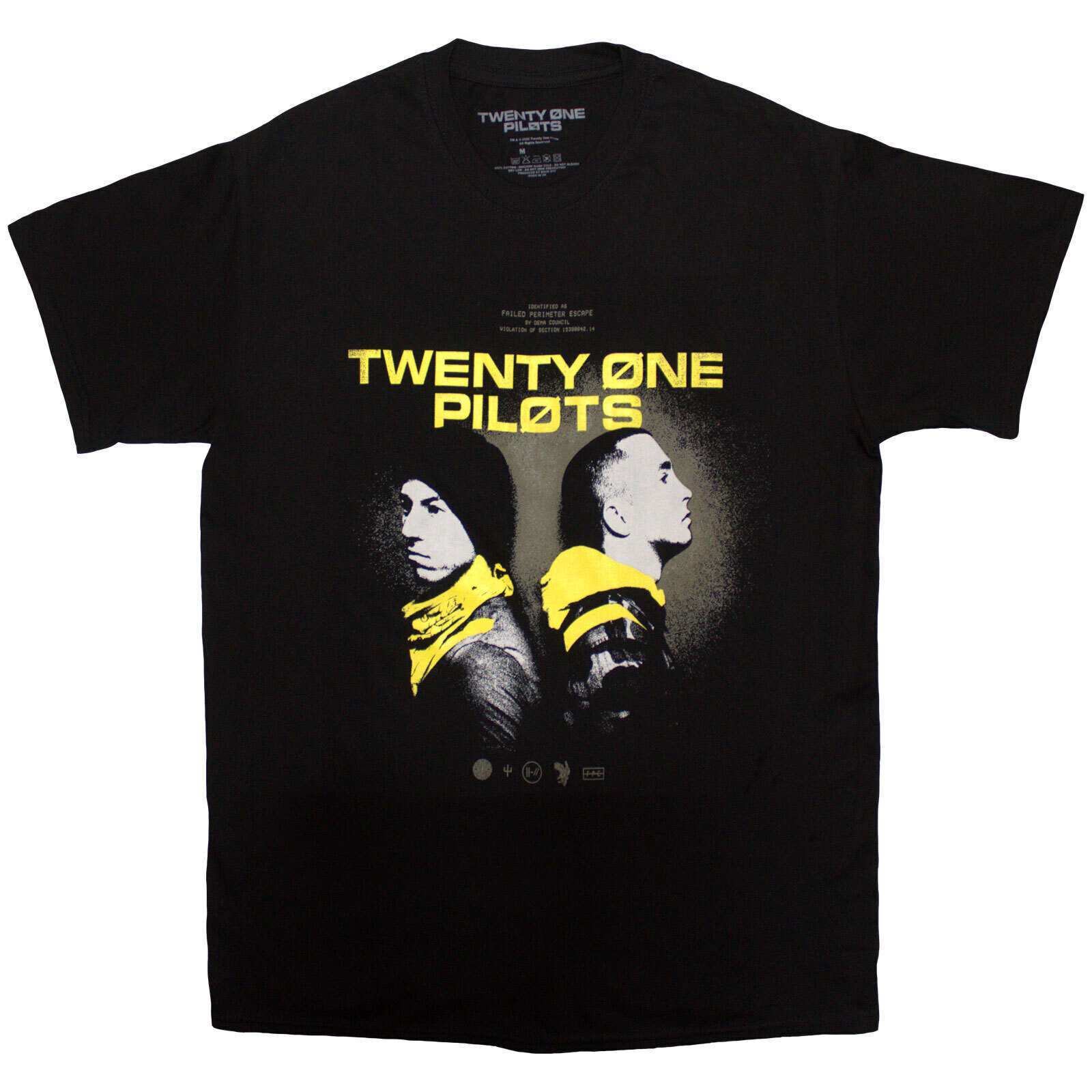Tricou Twenty One Pilots Back To Back Black 3XL Tricou