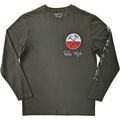 Pink Floyd The Wall Hammers Logo Back & Sleeve Print Green L Сорочка