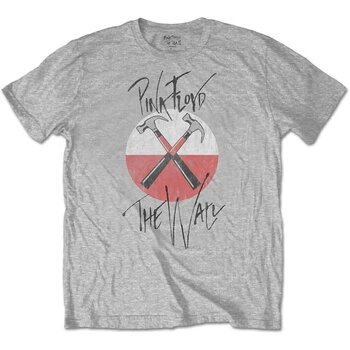 Shirt Pink Floyd The Wall Faded Hammers Logo Grey M Shirt - 1
