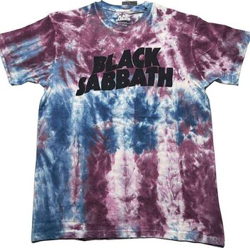 T-shirt Black Sabbath Wavy Logo Wash Collection Blue & Red XL T-shirt - 1
