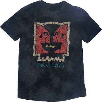 T-Shirt Pink Floyd Division Bell Vintage Wash Collection Dip-Dye On Black 2XL T-Shirt - 1