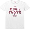 Pink Floyd In Concert Puff Print White XL T-Shirt