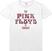T-shirt Pink Floyd In Concert Puff Print White 2XL T-shirt