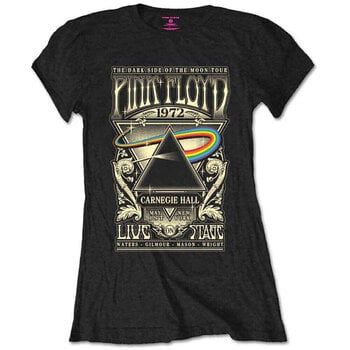 T-Shirt Pink Floyd Carnegie Hall Poster T-Shirt Black 2XL Ladies T-Shirt - 1