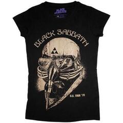 Camiseta de manga corta Black Sabbath US Tour 1978 Skinny Fit Black S De mujer Camiseta de manga corta