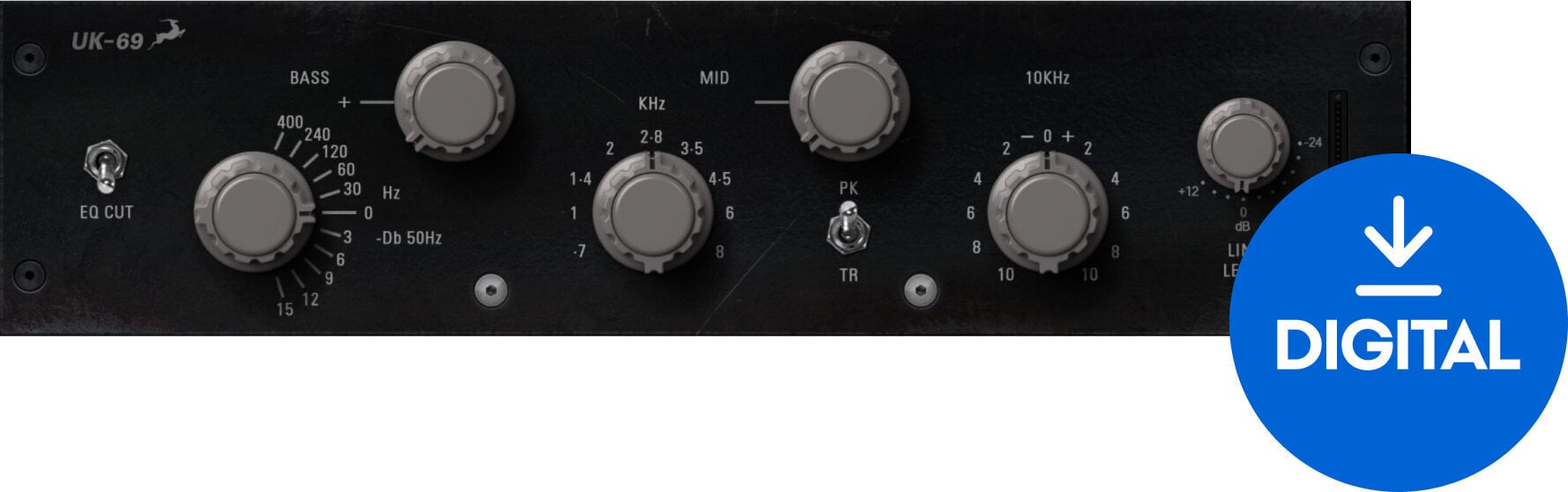 Plug-in de software para processadores FX Antelope Audio UK-69 (Produto digital)