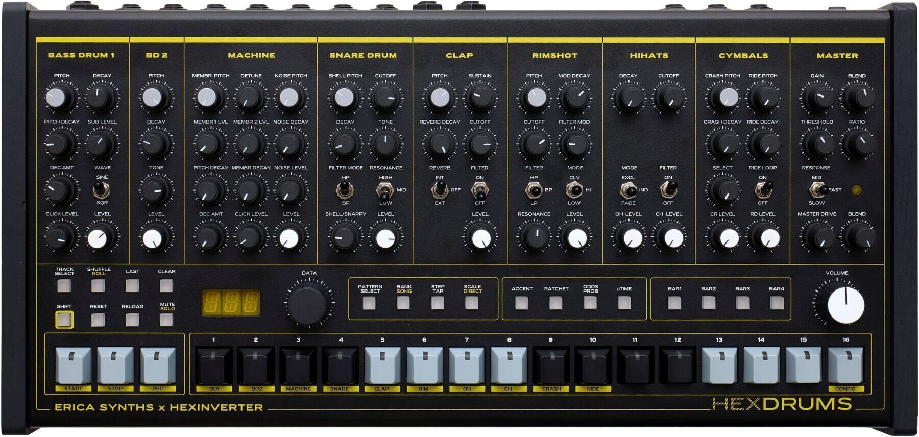 Groovebox Erica Synths Hexdrums Groovebox