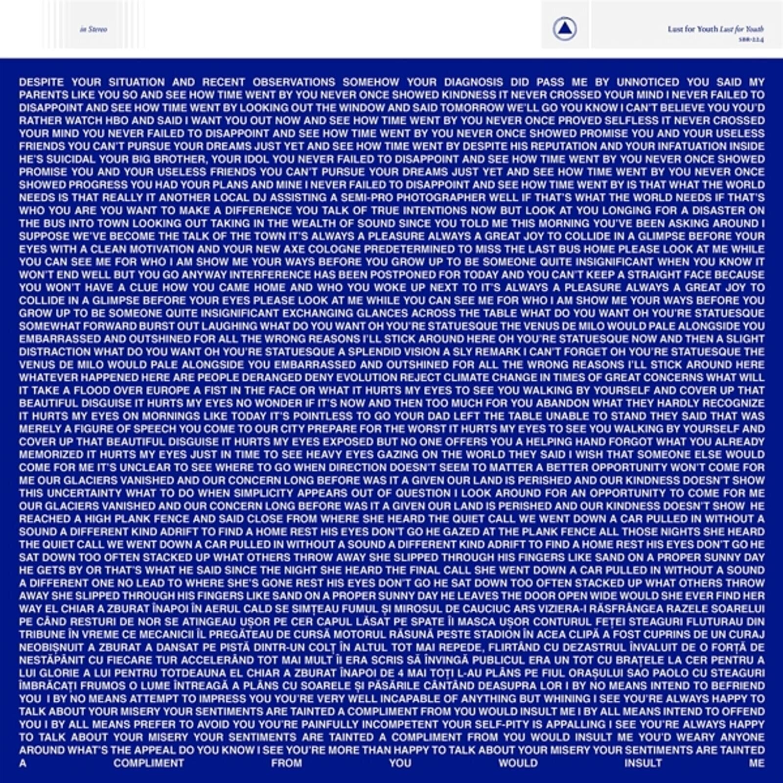 Disc de vinil Lust For Youth Lust For Youth (Limited Edition) (Clear Coloured) (LP)