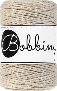 Cordão Bobbiny Macrame Cord 1,5 mm 100 m Beige Cordão - 1