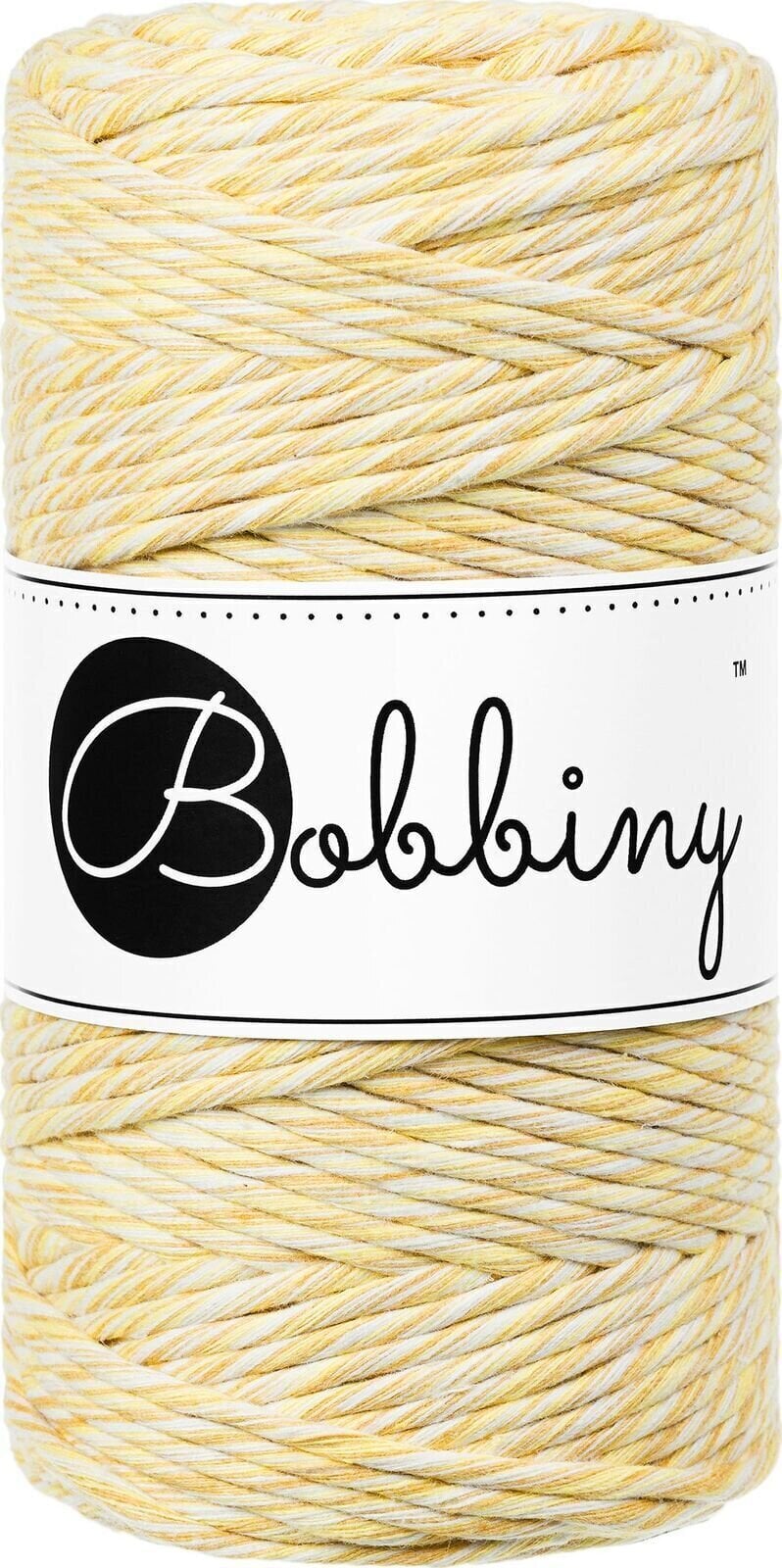 Kanap Bobbiny Macrame Cord 3 mm 100 m Banana Shake Kanap