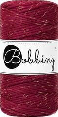 Naru Bobbiny Macrame Cord 3 mm 100 m Golden Wine Red Naru