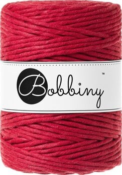 Naru Bobbiny Macrame Cord 5 mm 100 m Classic Red Naru - 1