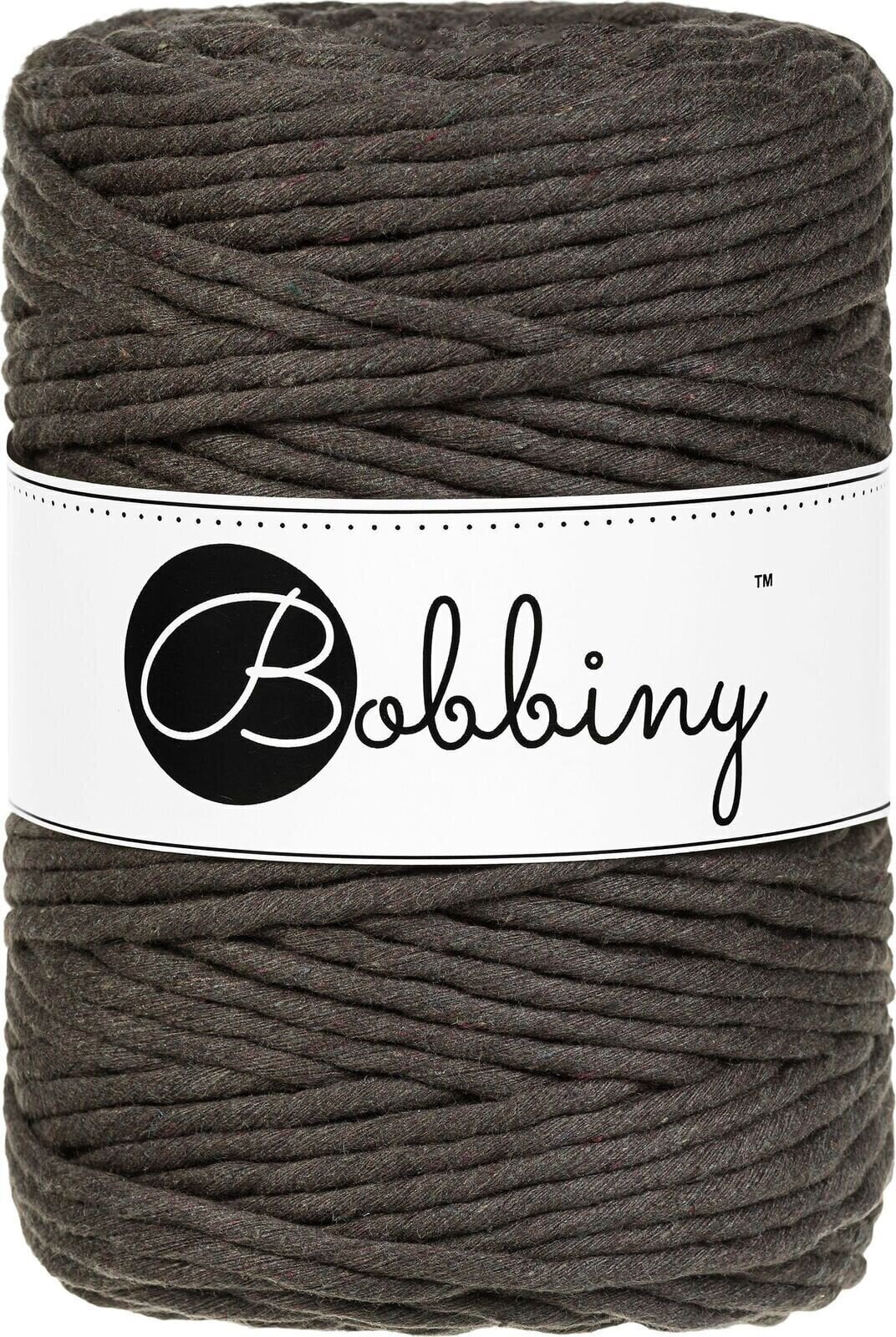 Snor Bobbiny Macrame Cord 5 mm 100 m Espresso Snor