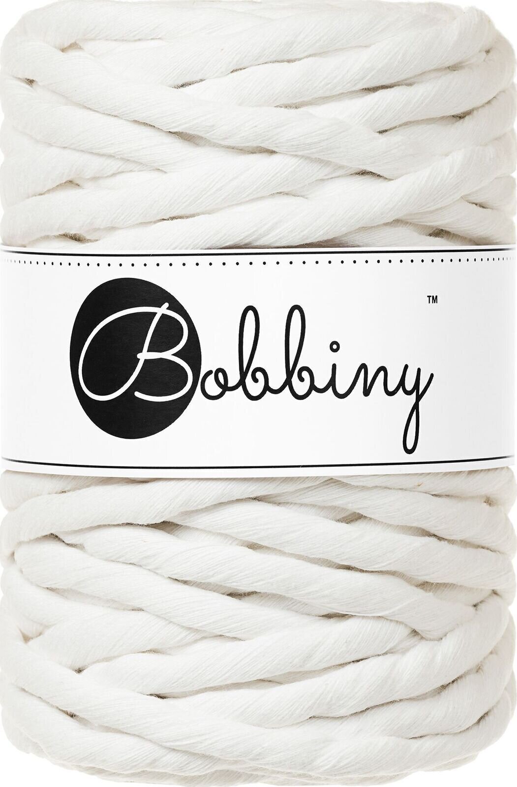 Мотузка Bobbiny Macrame Cord 9 мм 30 m Off White Мотузка