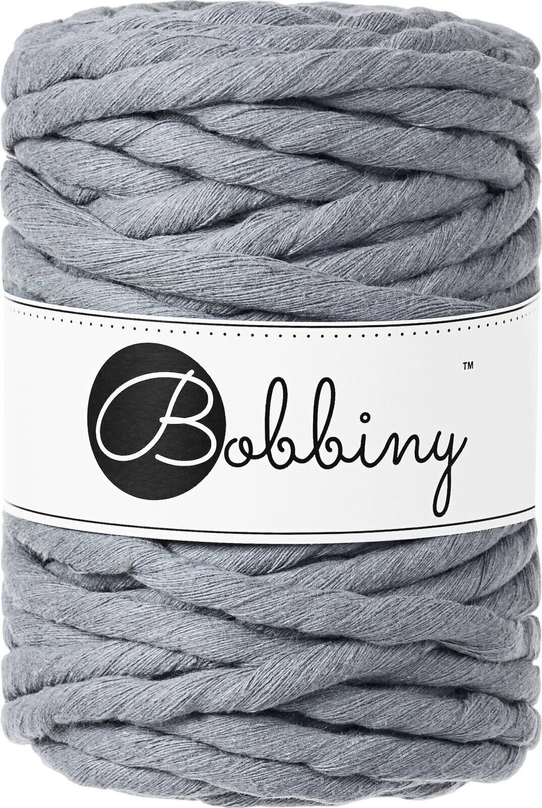 Cordão Bobbiny Macrame Cord 9 mm 30 m Steel Cordão
