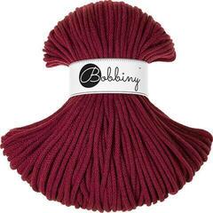 Šňůra  Bobbiny Premium 5 mm 100 m Wine Red Šňůra 
