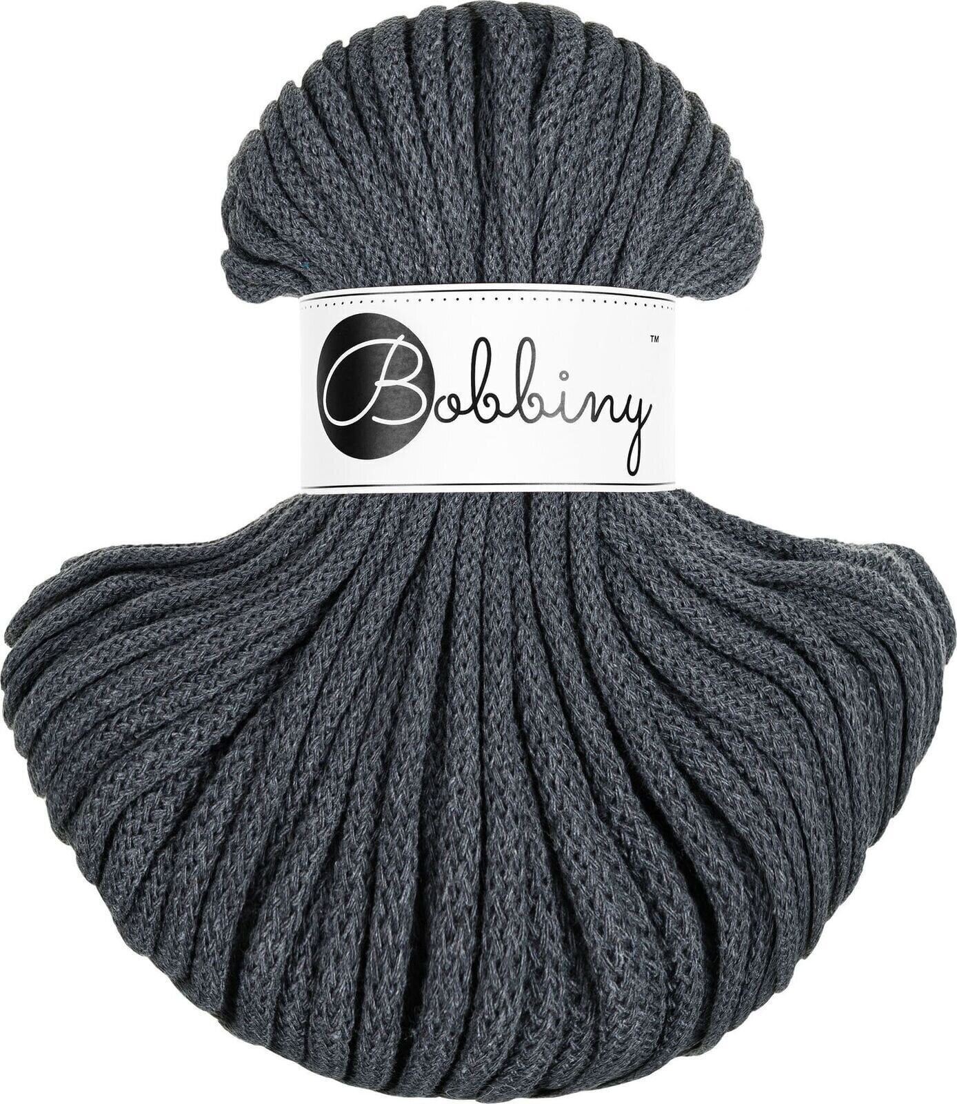 юта Bobbiny Premium 5 mm 50 m Charcoal юта