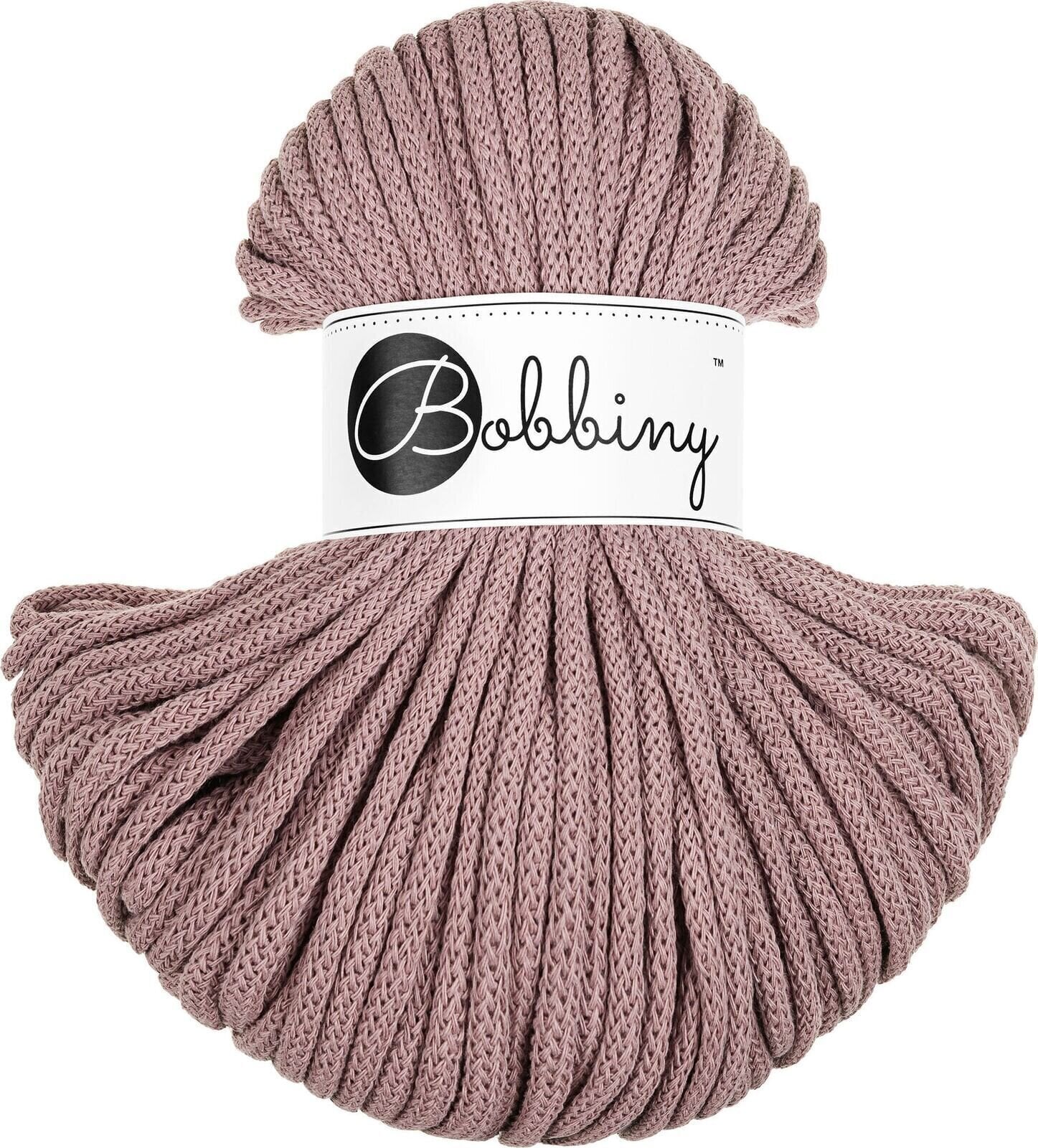 Cordon Bobbiny Premium 5 mm 50 m Mauve Cordon