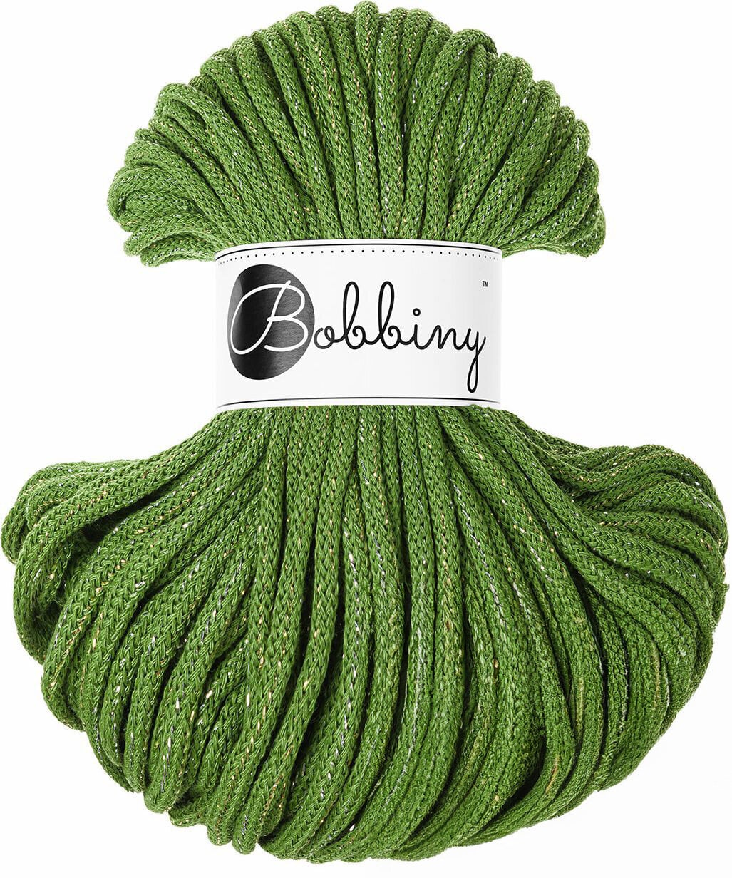 Konac Bobbiny Premium 5 mm 50 m Shiny Moss Green Konac