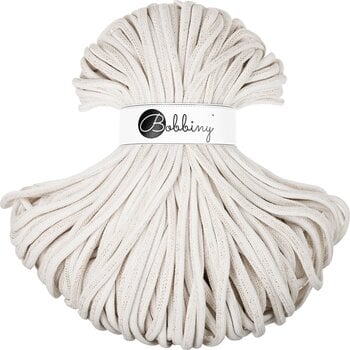 Șnur  Bobbiny Jumbo 9 mm 100 m Golden Off White Șnur  - 1