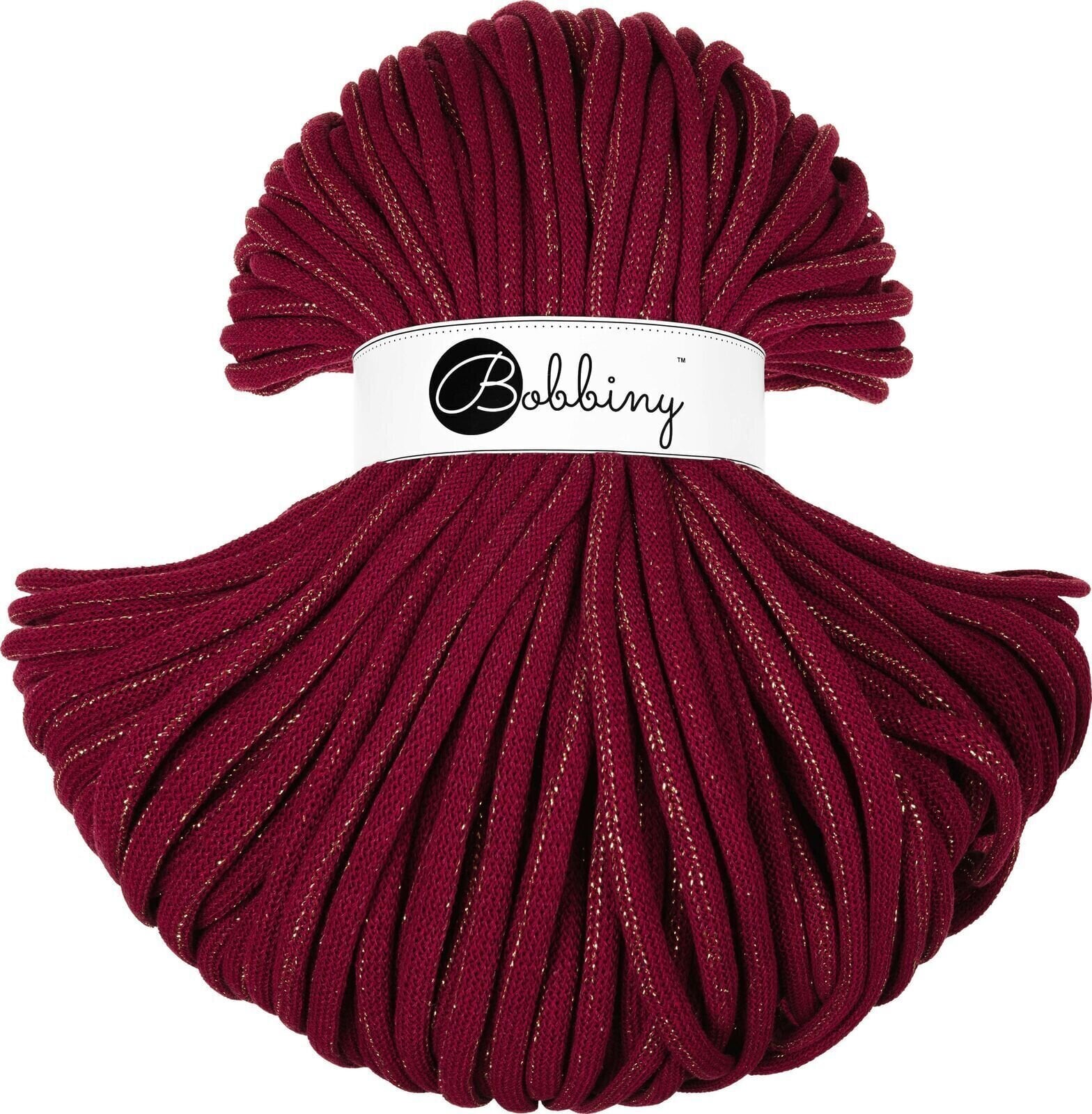 Konac Bobbiny Jumbo 9 mm 100 m Golden Wine Red Konac