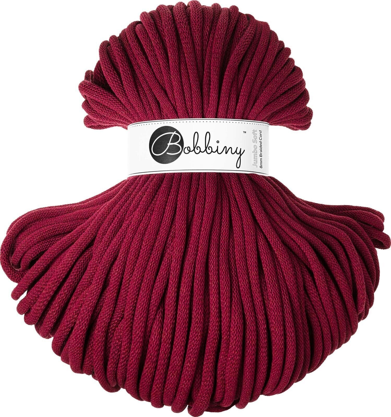 Špagát Bobbiny Jumbo 8 mm 100 m Wine Red Špagát