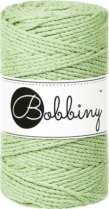 Špagát Bobbiny 3PLY Macramé Rope 3 mm 100 m Unicolor Matcha Špagát