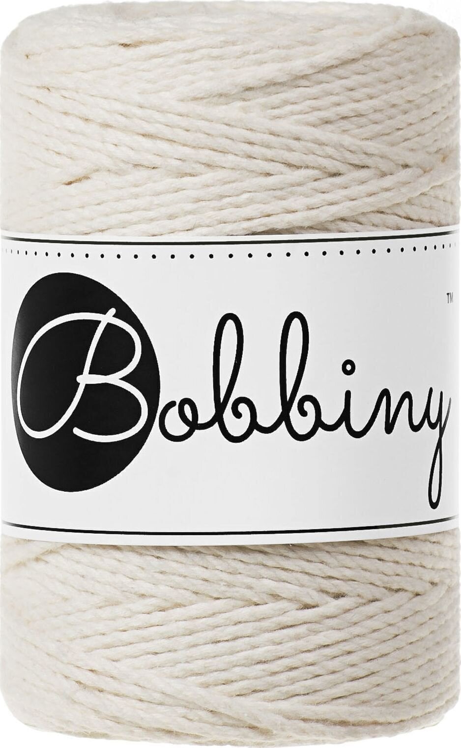 Konac Bobbiny Macrame Cord 1,5 mm 100 m Natural Konac