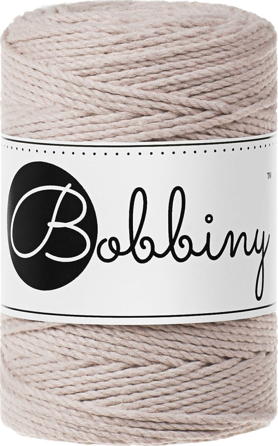 Șnur  Bobbiny Macrame Cord 1,5 mm 100 m Nude Șnur 