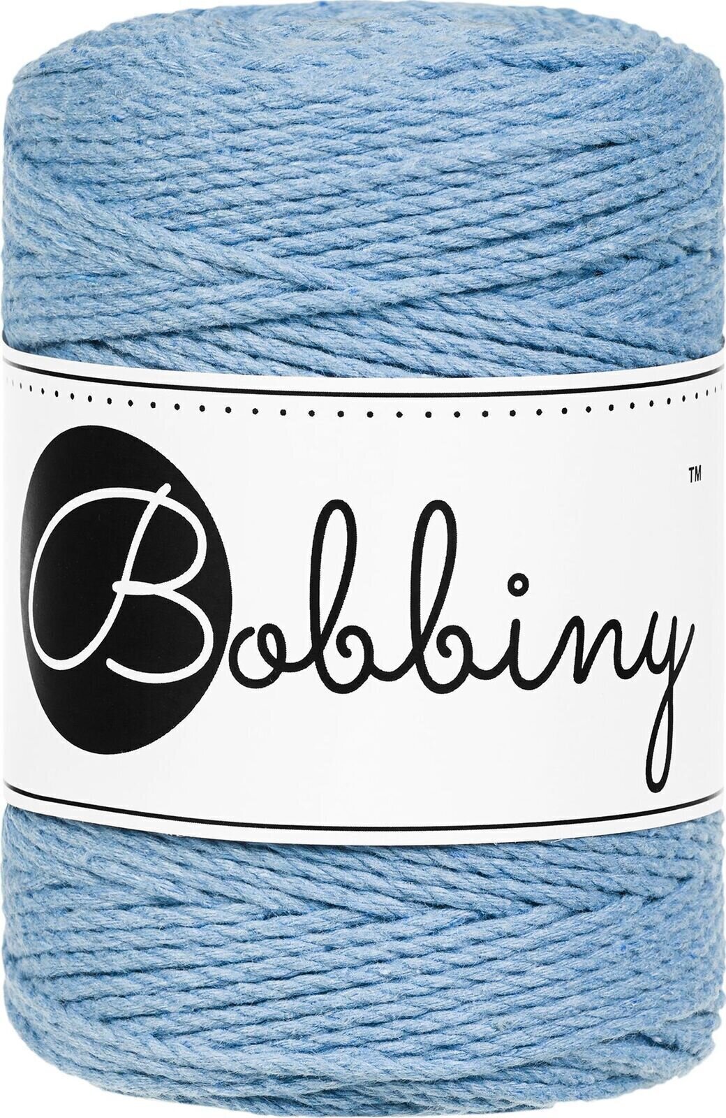 Corda  Bobbiny Macrame Cord 1,5 mm 100 m Perfect Blue Corda 