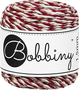 Konac Bobbiny 3PLY Macramé Rope 1,5 mm 35 m Holiday Champagne Konac - 1