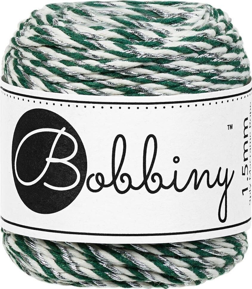 Vrvica Bobbiny 3PLY Macramé Rope 1,5 mm 35 m Holiday Silver Vrvica