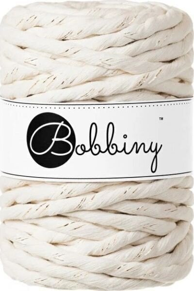 Šňůra  Bobbiny Macrame Cord 9 mm 30 m Golden Natural Šňůra 