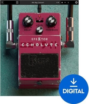 Procesador de efectos de complemento de software KUASSA Efektor Echolyte Delay (Producto digital) - 1